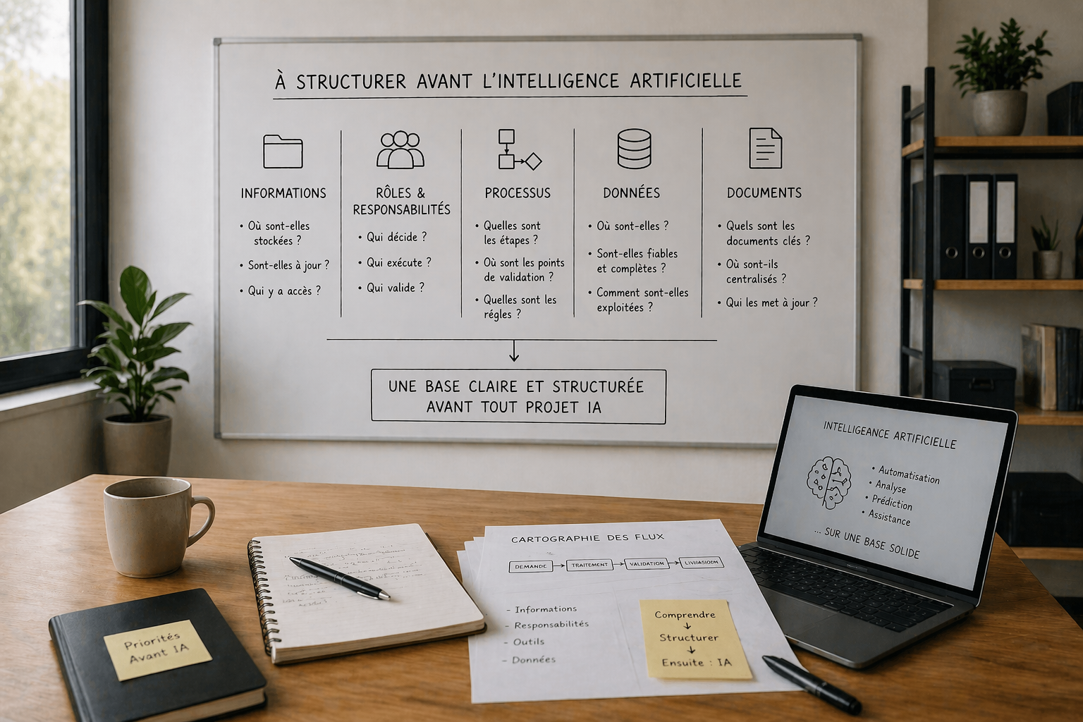 Ce que les entreprises devraient structurer avant de parler d’intelligence artificielle