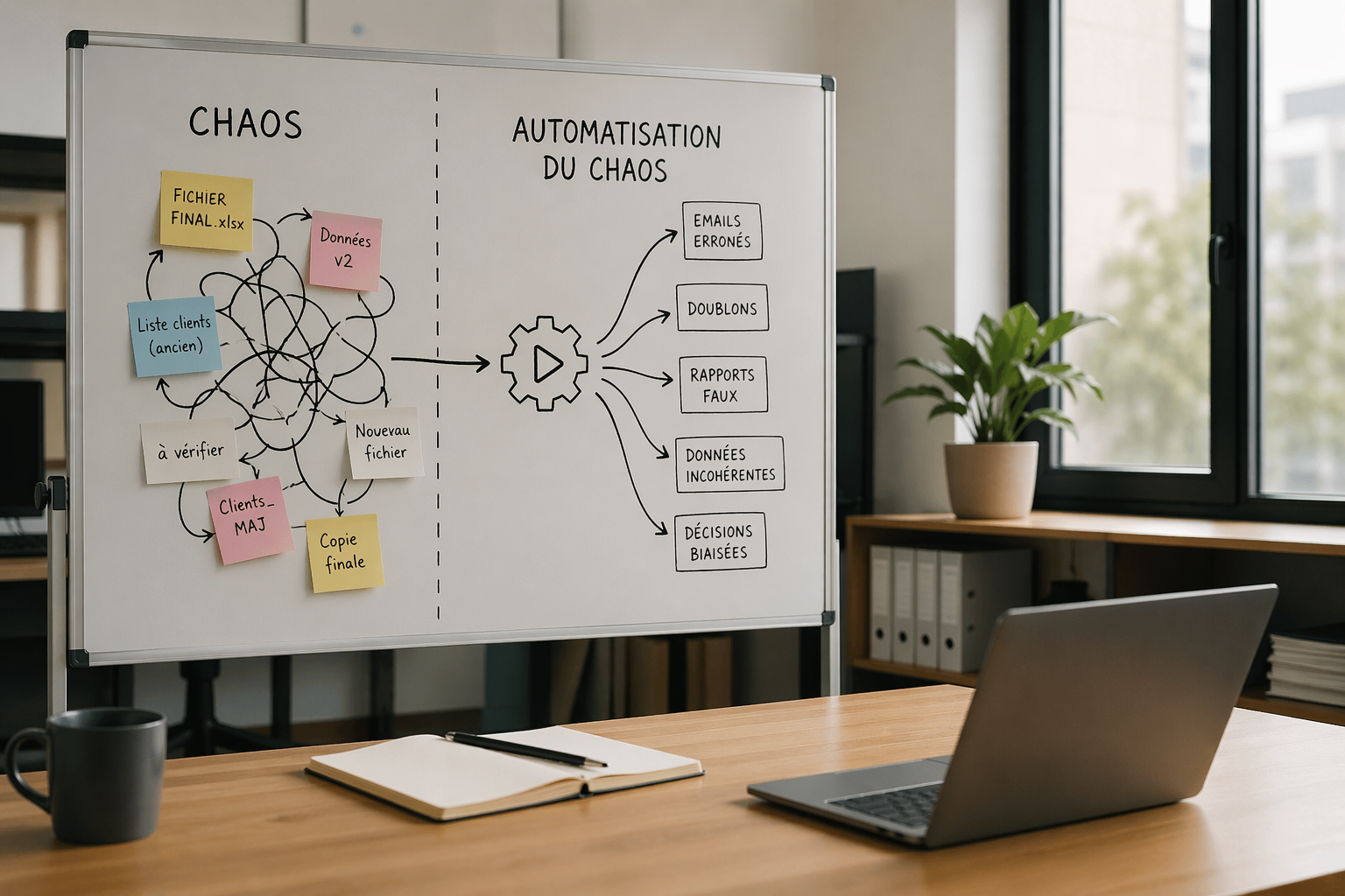 Automatiser le chaos ne rend pas une entreprise efficace