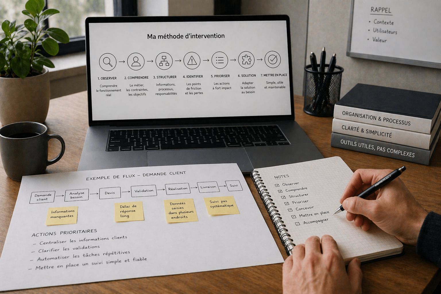 Ce que je fais concrètement quand j’interviens dans une entreprise